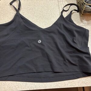 lululemon athletica Black Crop Top